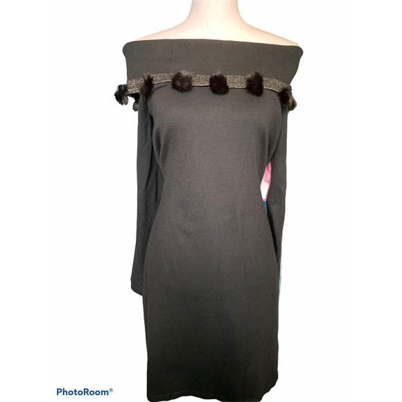 Lilly Pulitzer Dunham sweater dress black XL - Picture 3 of 9